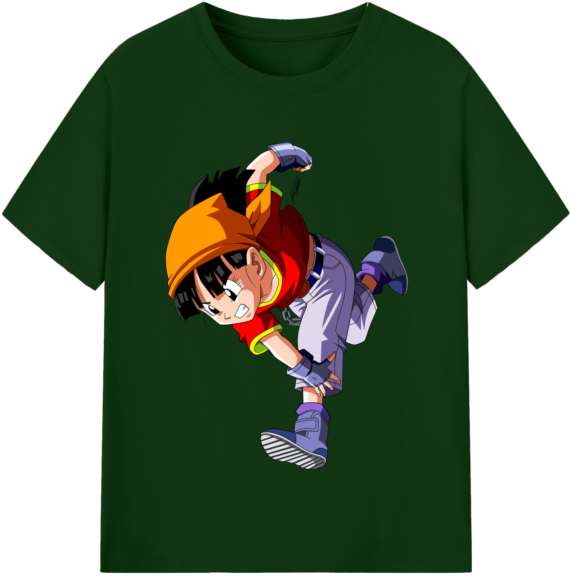 （画像用） ドラゴンボール パン DRAGON BALL Pan 綿100％半袖Tシャツ（フロントプリント）
